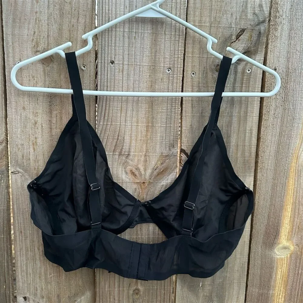 Skims Women's Black Bra Size 44D Adjustable Straps - Picture 2 of 4